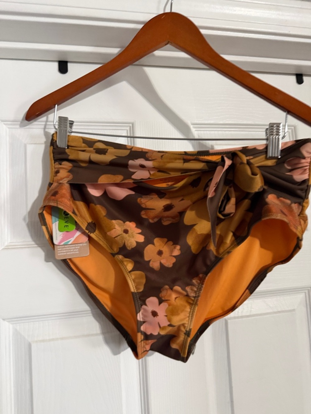 Nani  Floral Women’s Swim bottoms - Brown & Orange